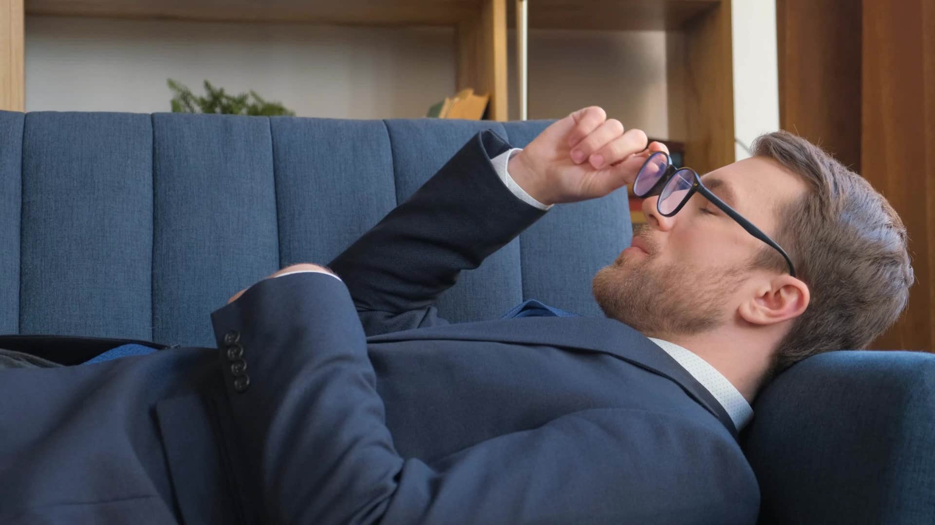 man who naps because it increases bone health