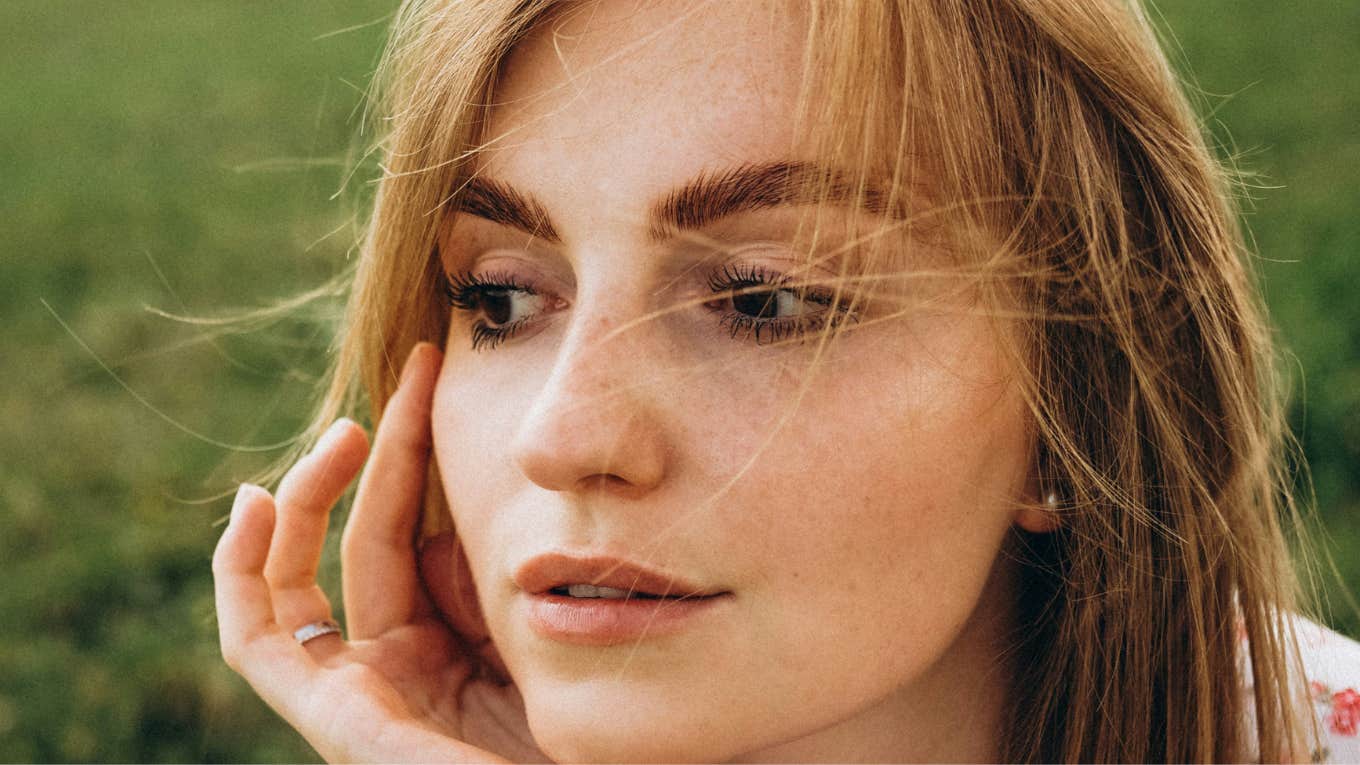 Woman settles to feel chosen.