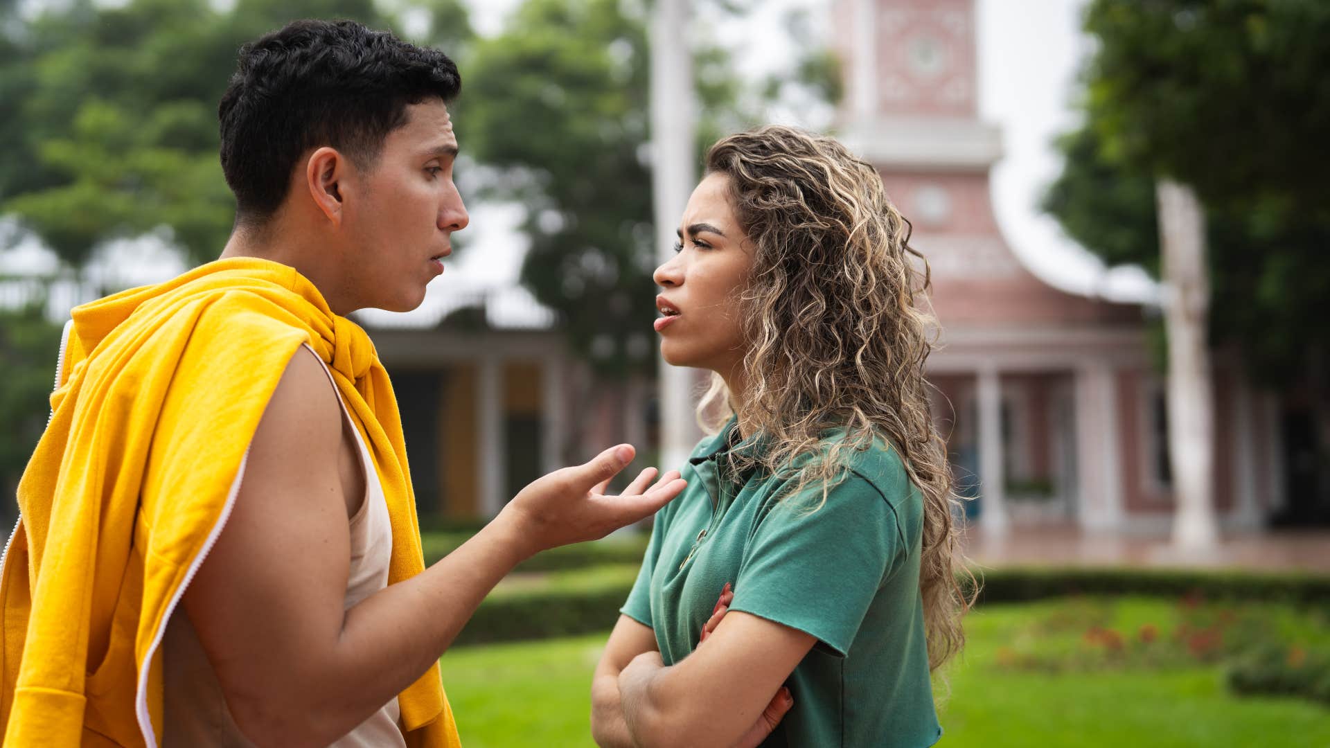 a needy woman worries constantly that they'll break up which drives her man away 