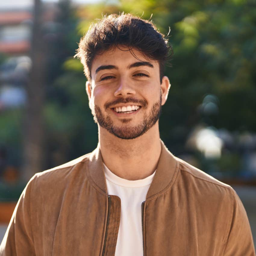 man who is happy as he light the positive whenever possible