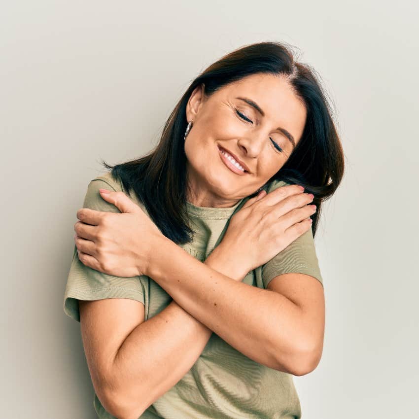 woman who takes time to appreciate herself that becomes her superpower