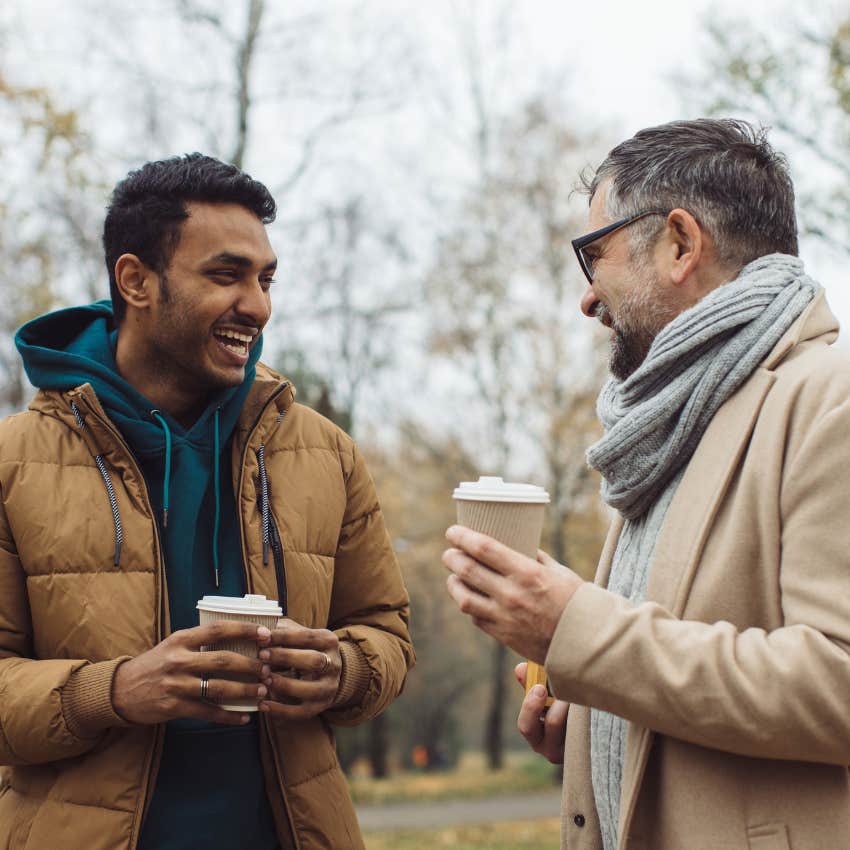 man who is hard to ignore as he ignores the habit of being hesitant