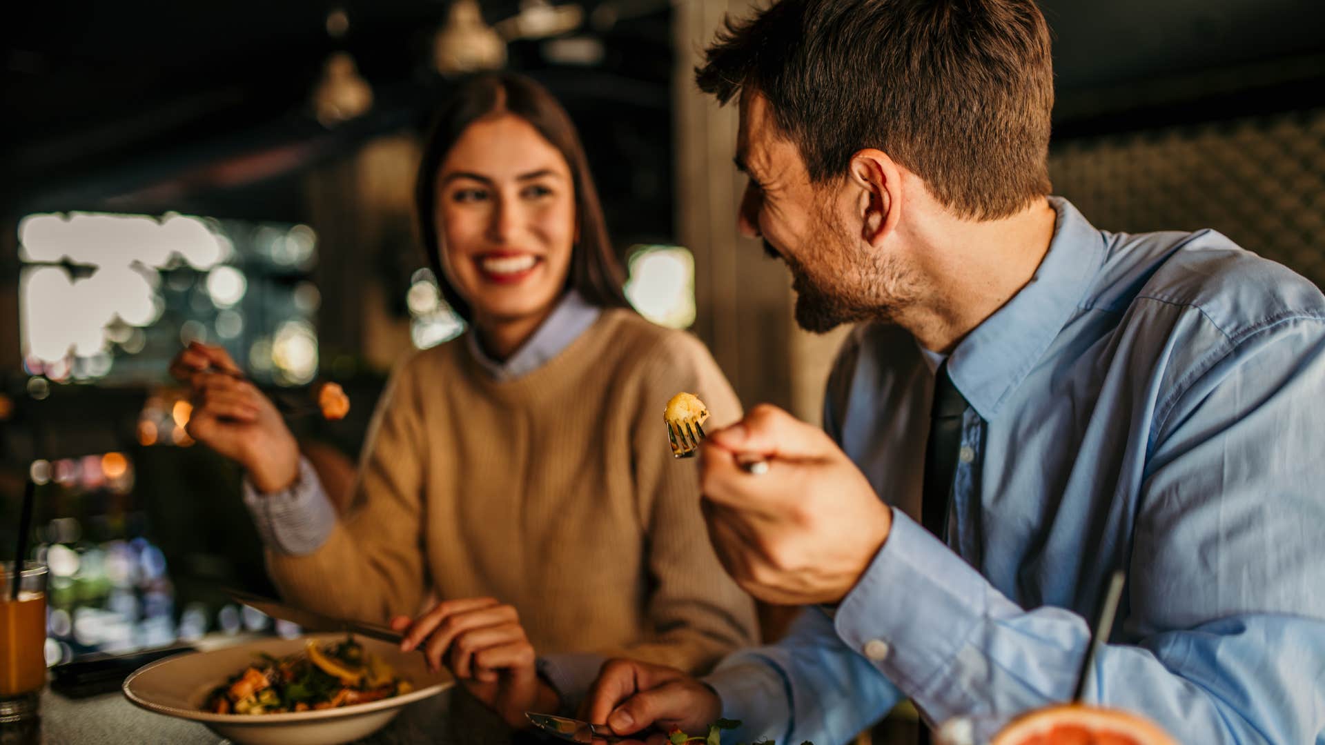 couple out on a date night
