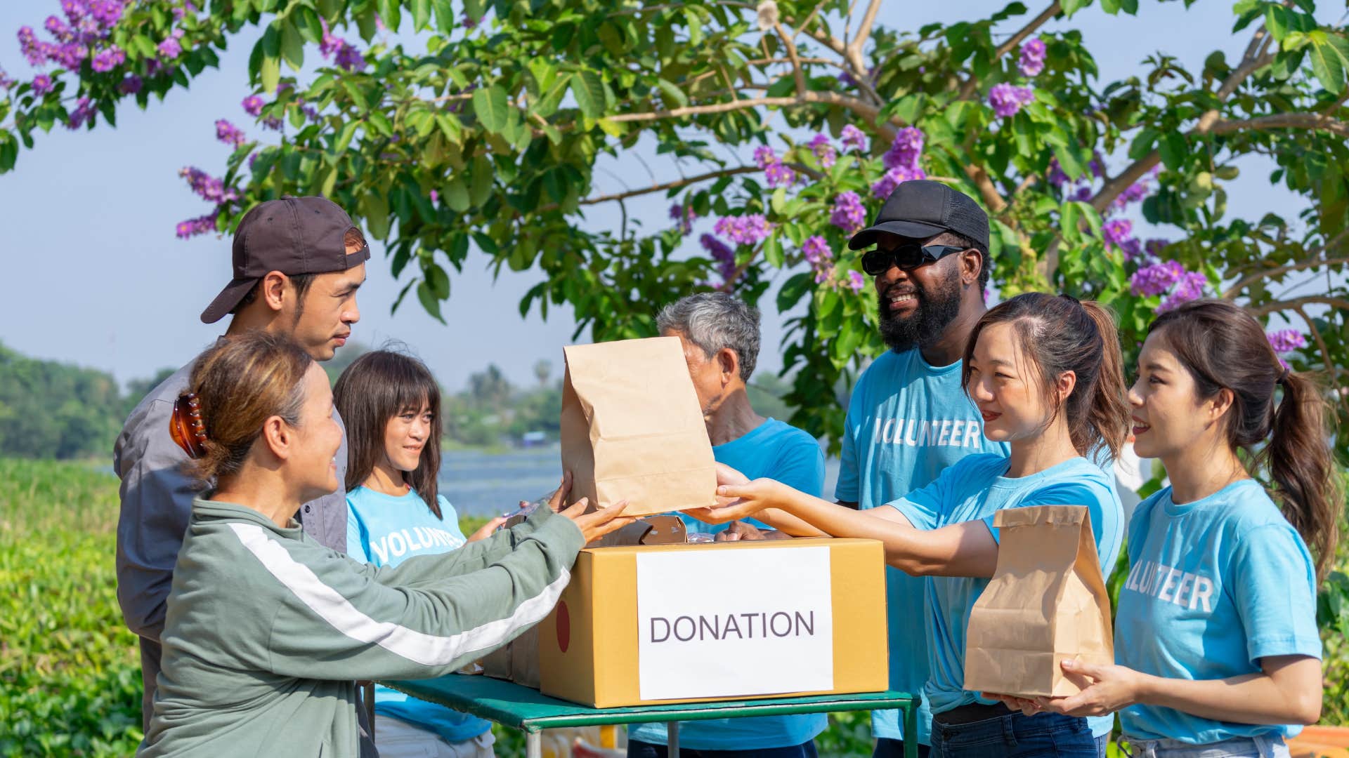 man who is naturally generous as he influences people in his life to give