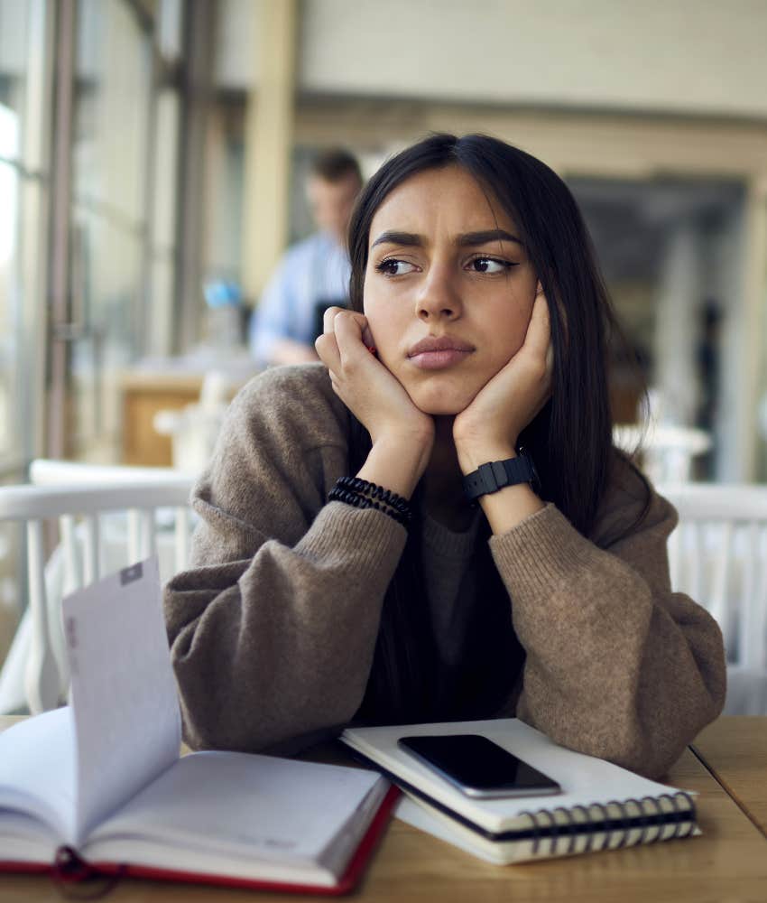 Person struggles with perspective of self-worth