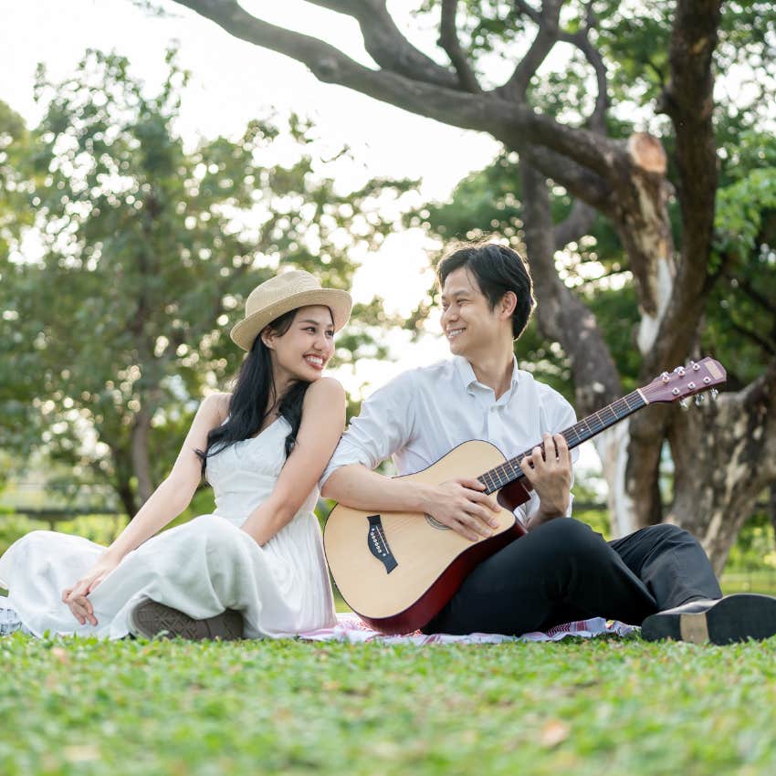 woman who chooses genuinely good men as she sees him in his element