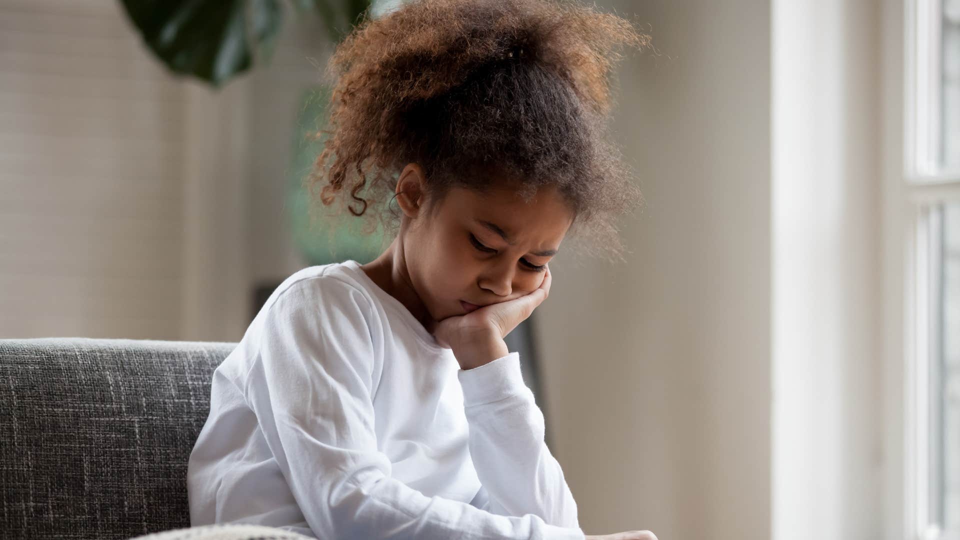 child with above-average intelligence as she manages her own emotions and self-soothes