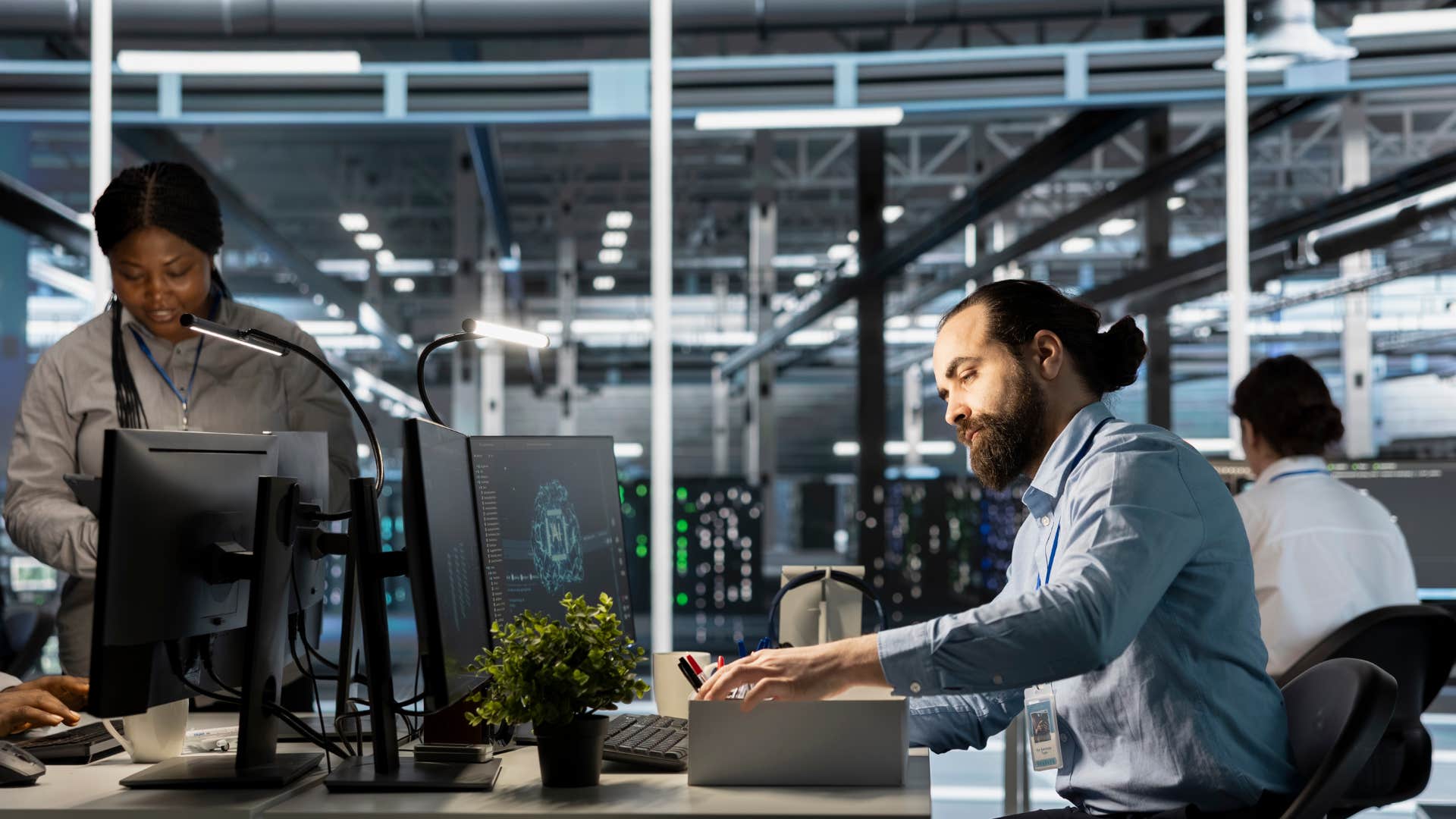man with low self-esteem who stays in mediocre job
