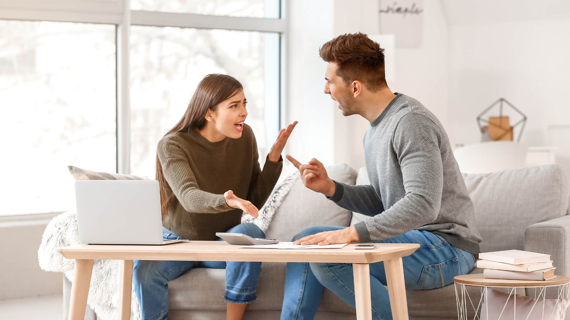 man who has money trouble as he doesn't have savings