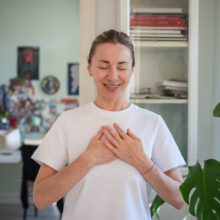 woman who is a confident person as she is open to self-love