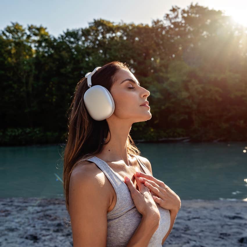 woman who is unbothered as she takes every chance to grow as a person