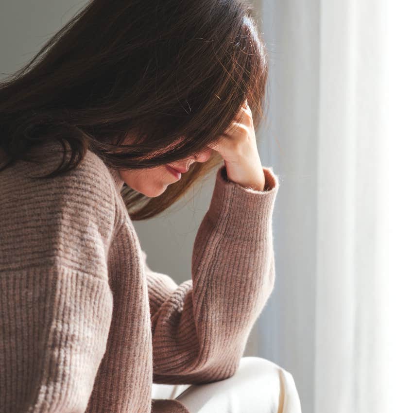 woman healing after a really good friendship falls apart as she allows herself to grieve