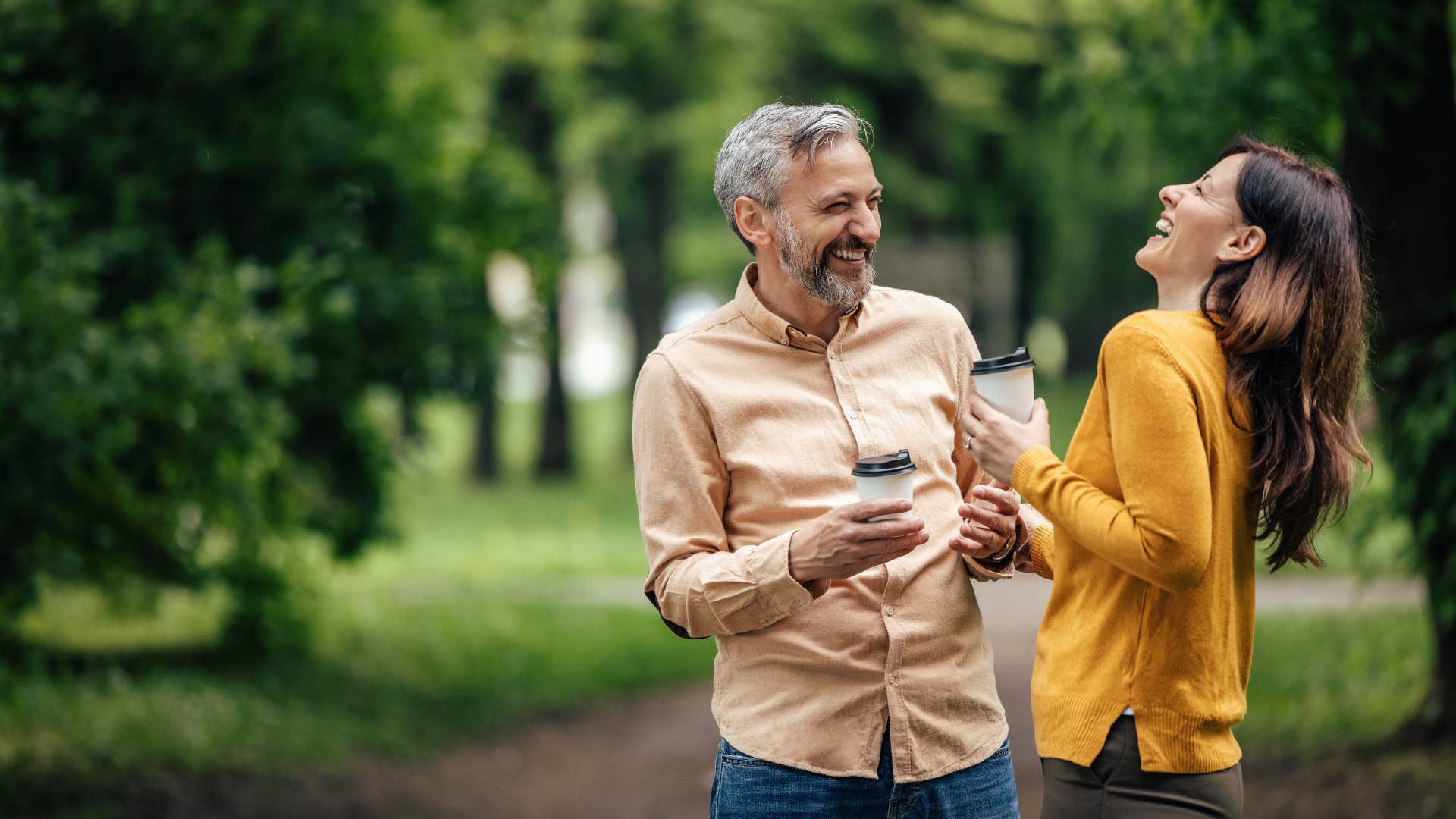 man who makes woman laugh by keeping it light