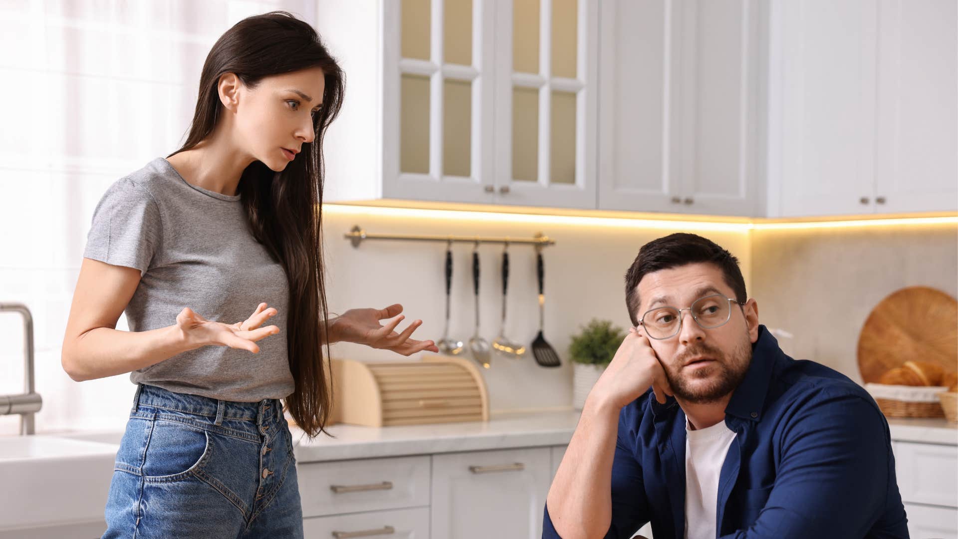 Person guilts partner by complaining