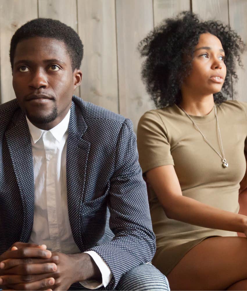 Unhappy couple don't want to start over showing relationship should've ended