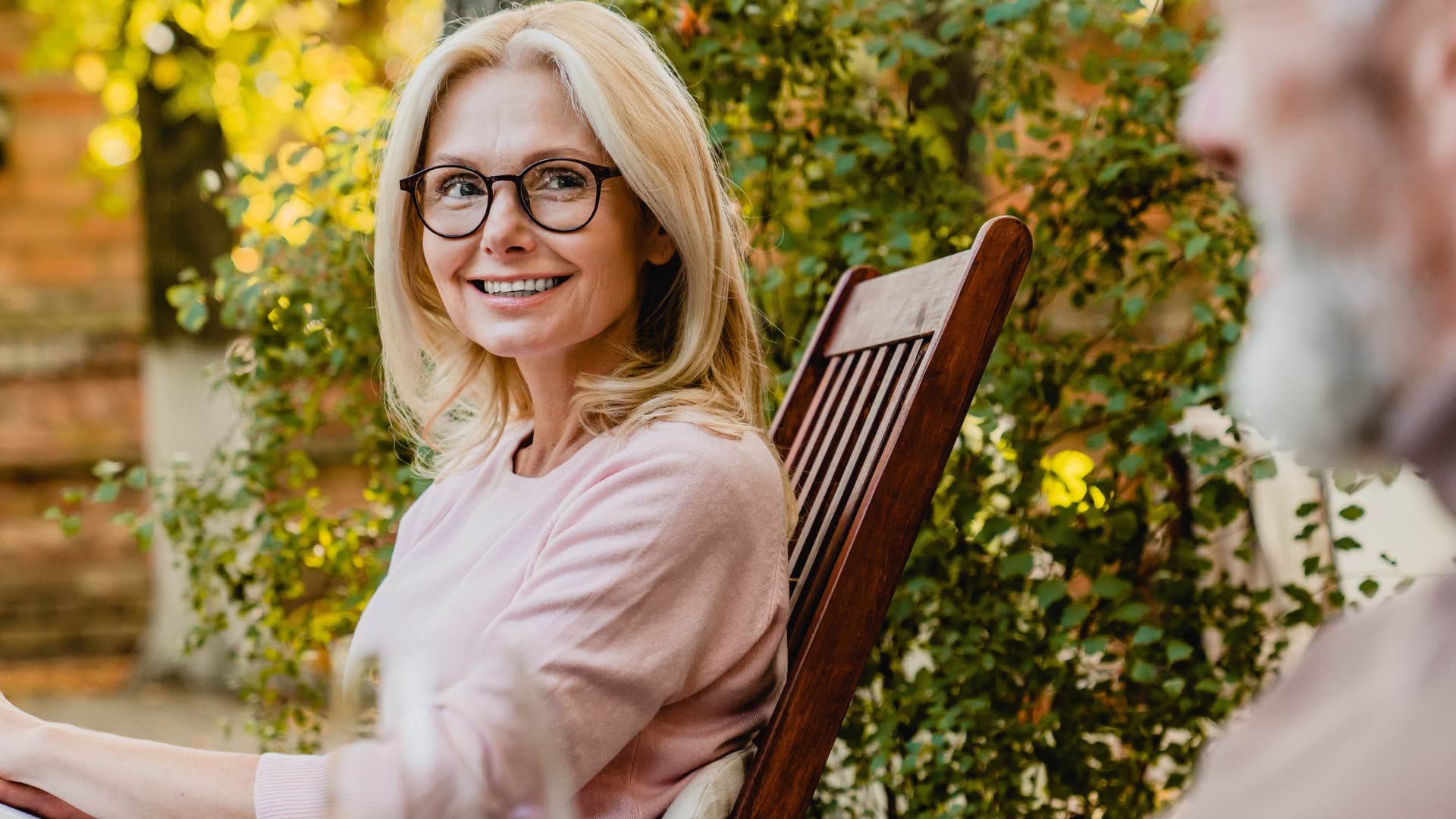 man who remembers small details looking at his wife