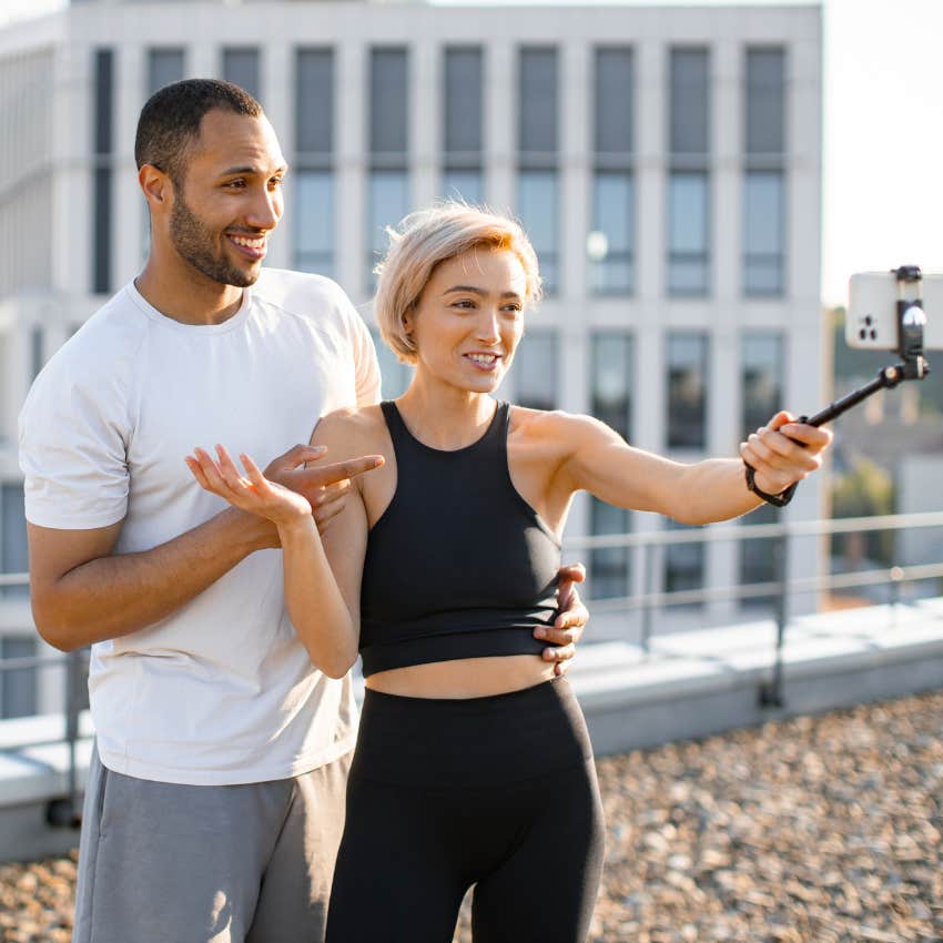 Teen neighbor's parents who live a gym influencer lifestyle
