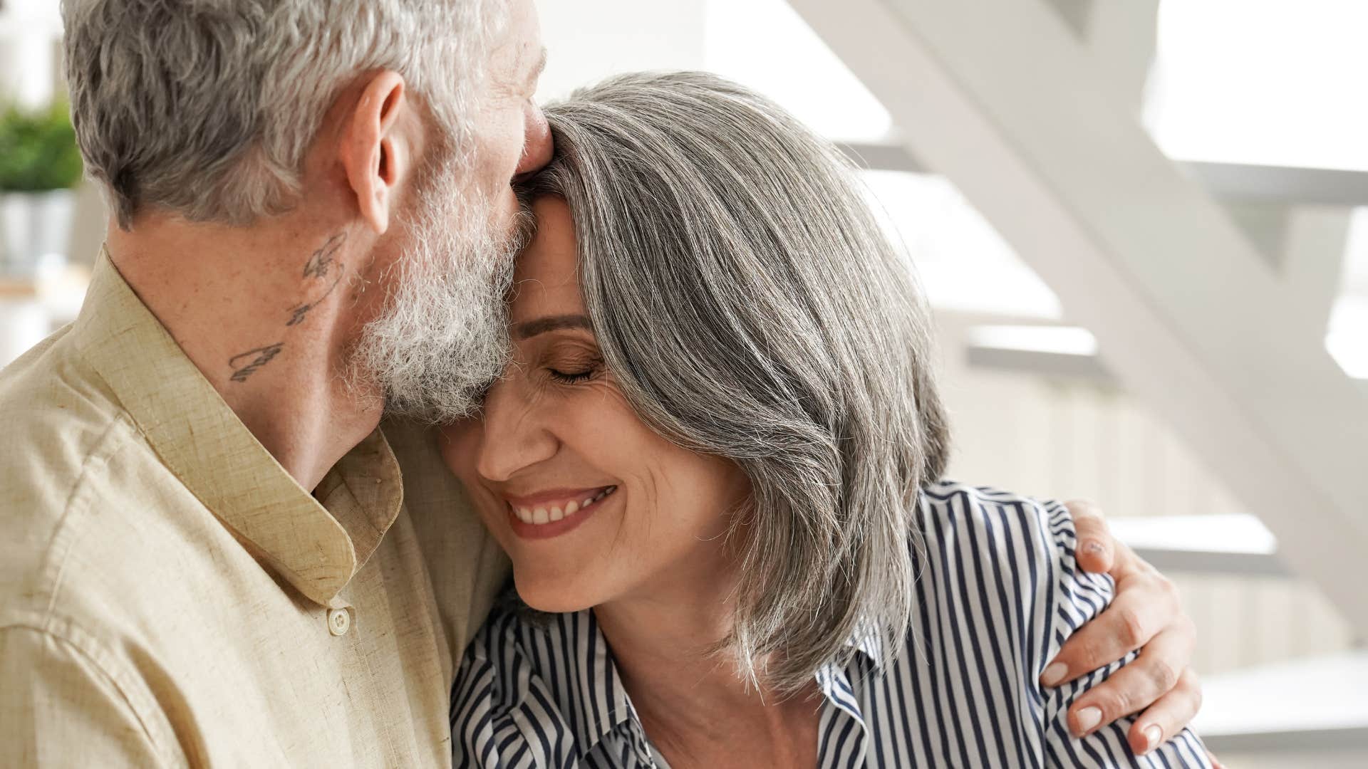type B man nurturing relationship with wife