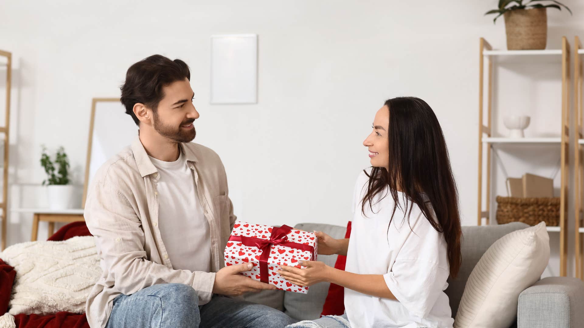 man giving wife gift to control her not because he cares