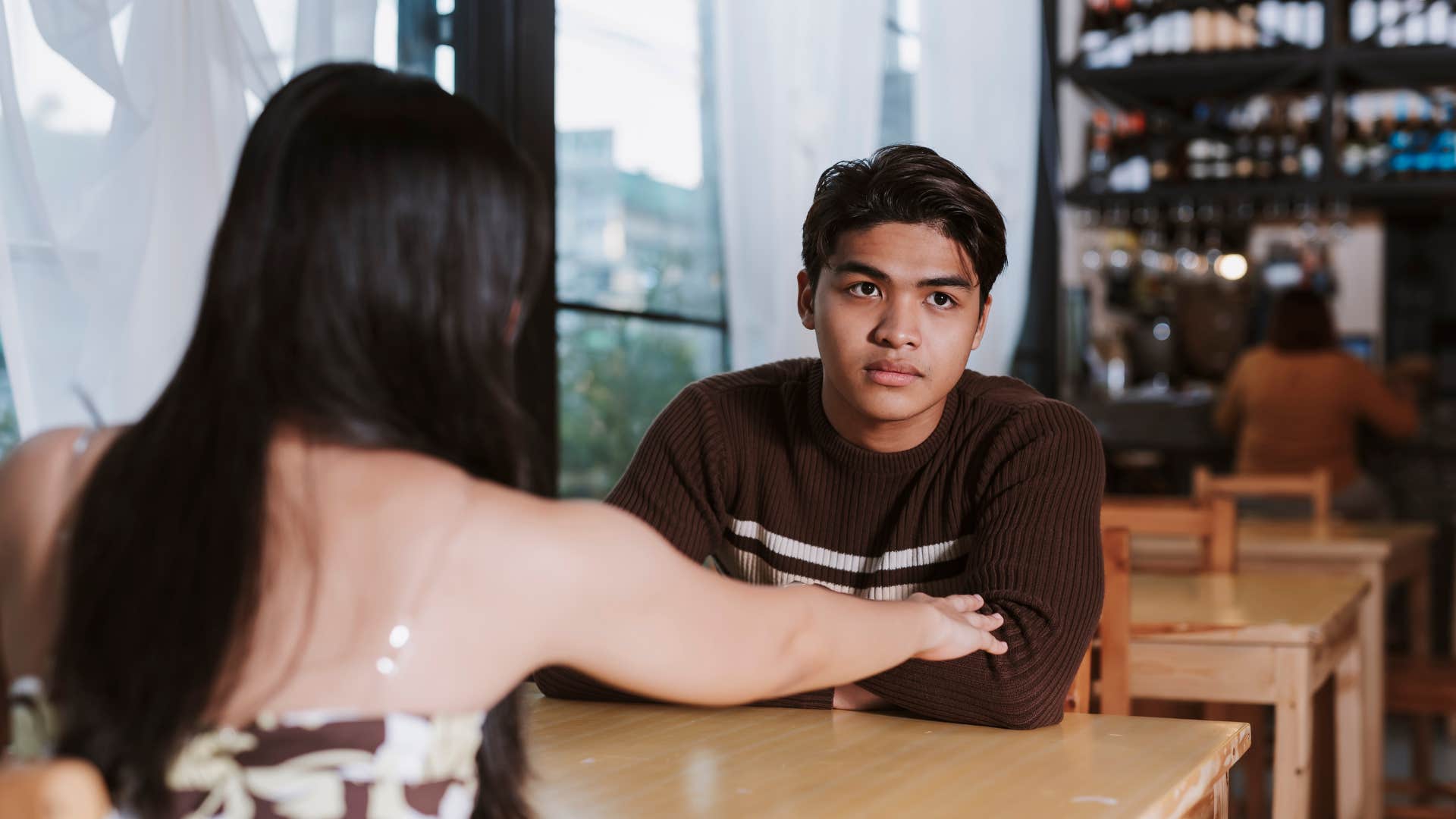 man acting tough instead of vulnerable with partner