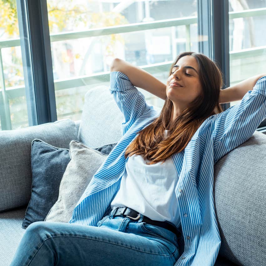 woman who quit trying to please everyone as she is okay with being silent
