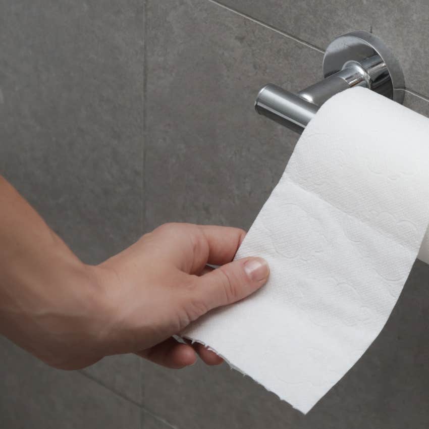 person using toilet paper that grandma hated as unhinged thing their family did