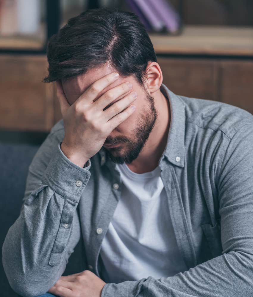 millennial man experiencing burnout