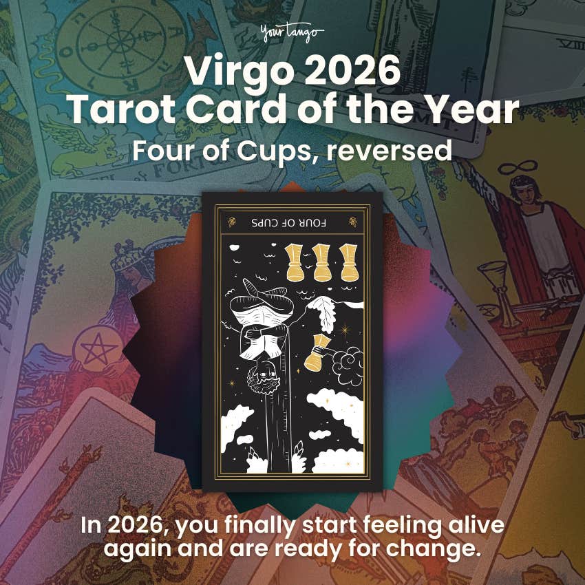 virgo 2026 tarot card four cups reversed