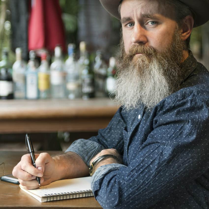 Man whose handwriting reveals a lot about his personality
