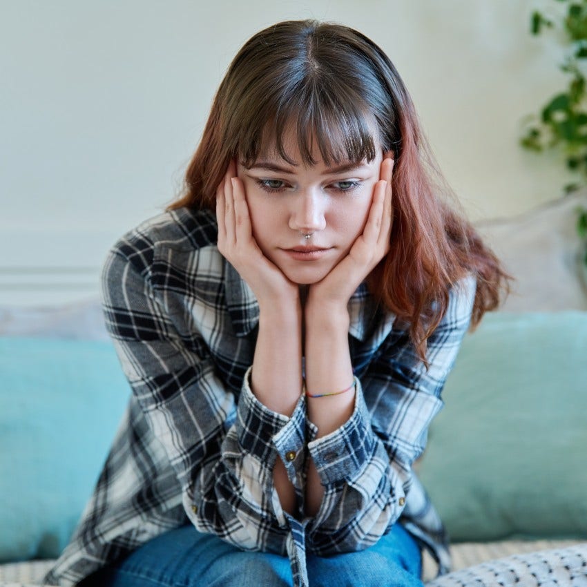 woman finally doing something about her life by getting fed up enough to act