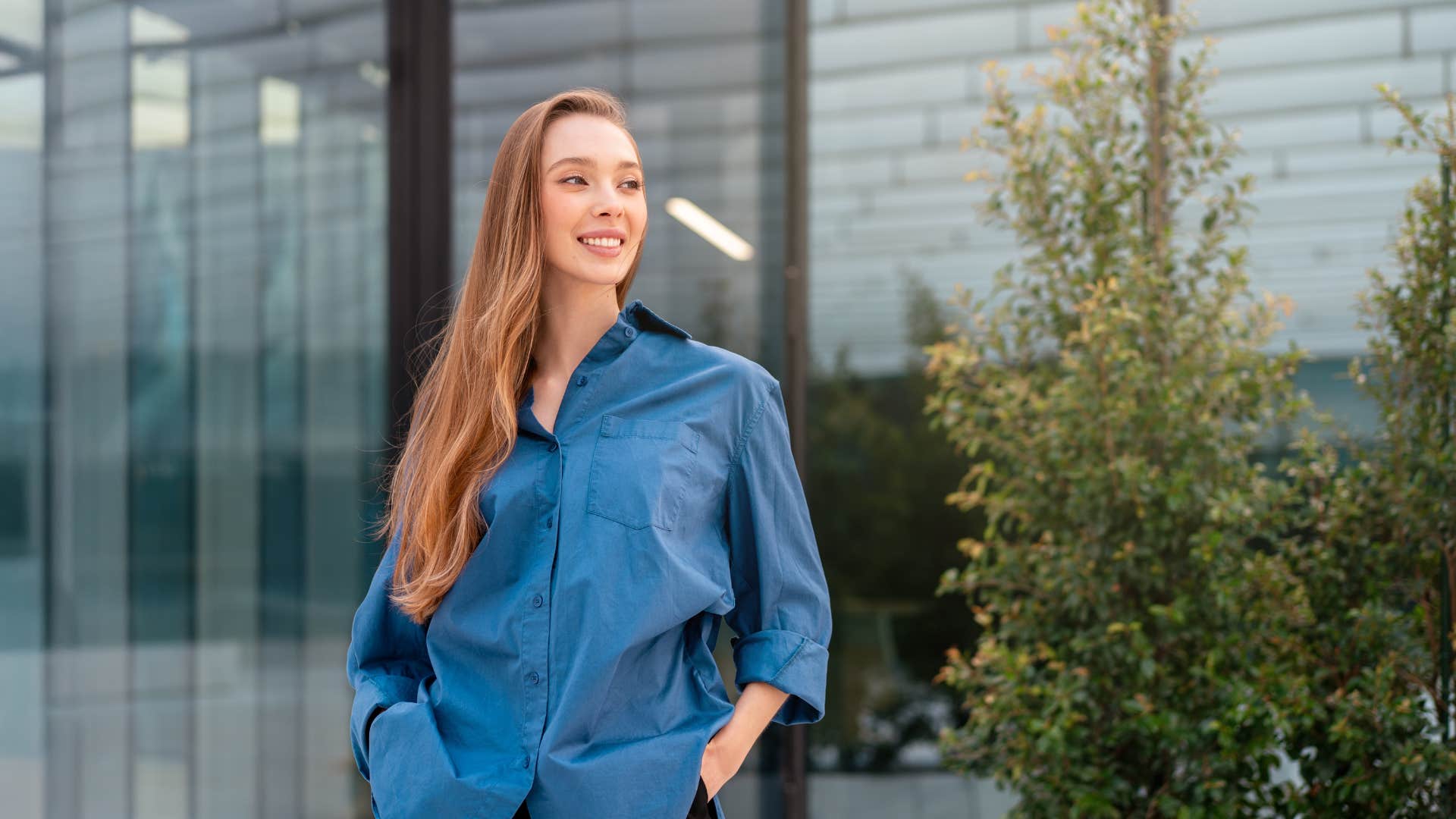 woman who keeps going as she challenges herself