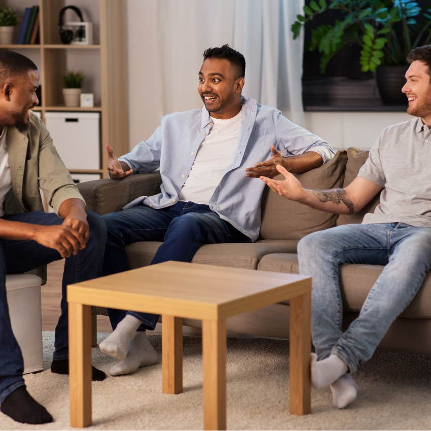 men who make friends by joining a men's organization