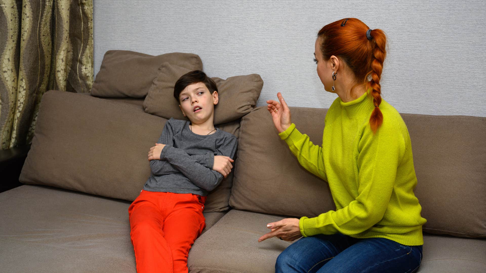 woman who doesn't take the bait with her hormonal middle-schooler