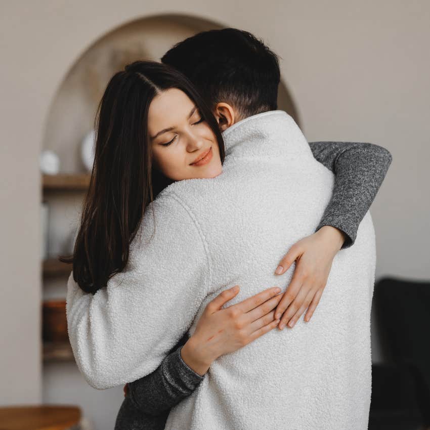 woman who self-sabotages joy in her long-term relationship as they're attached to the hip