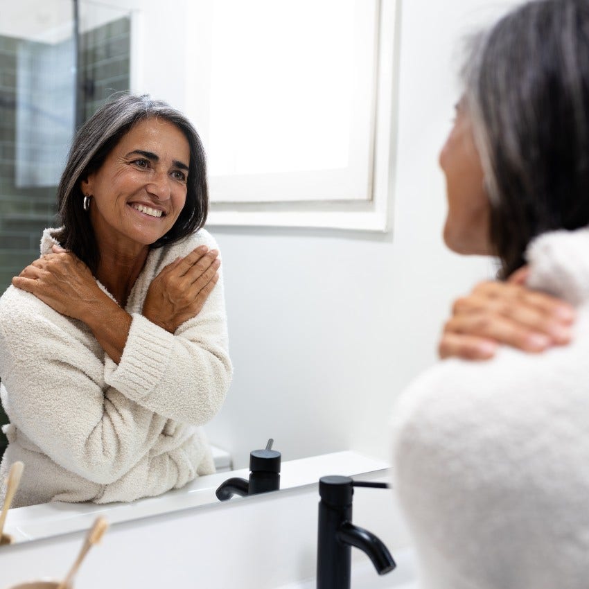 woman who doesn't like her child doing self-care