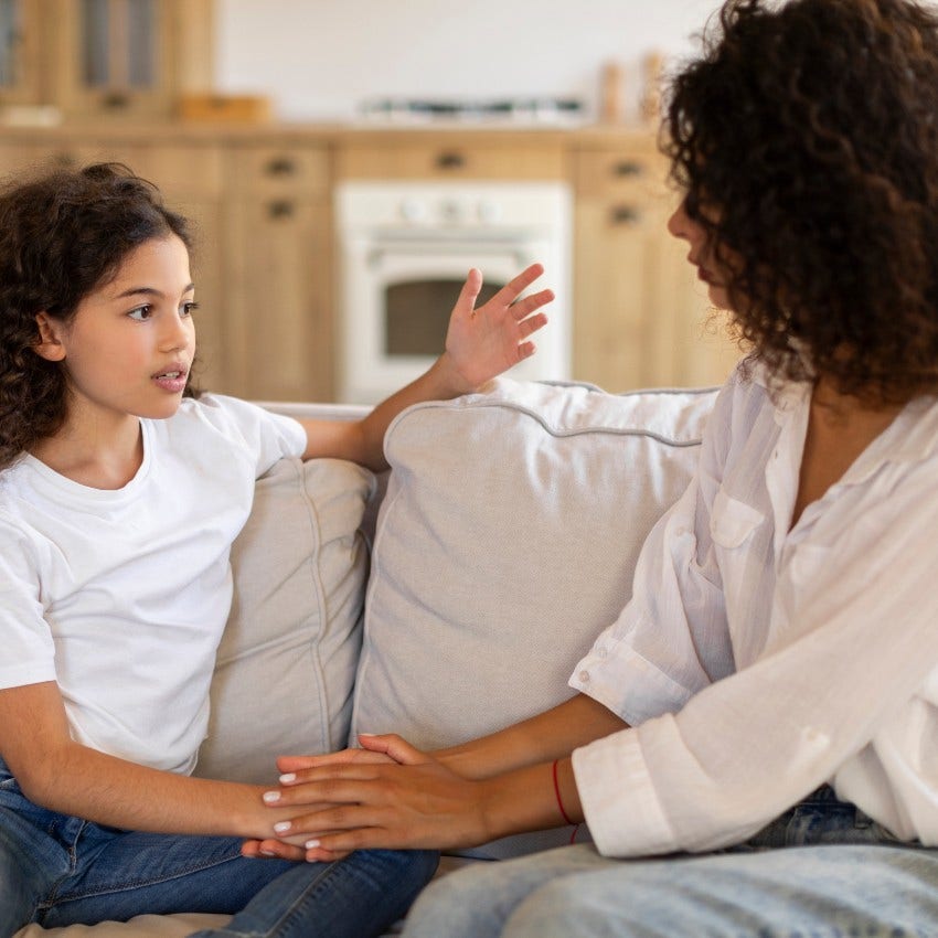 sweet honest kid who is suddenly lying because she is trying to save face