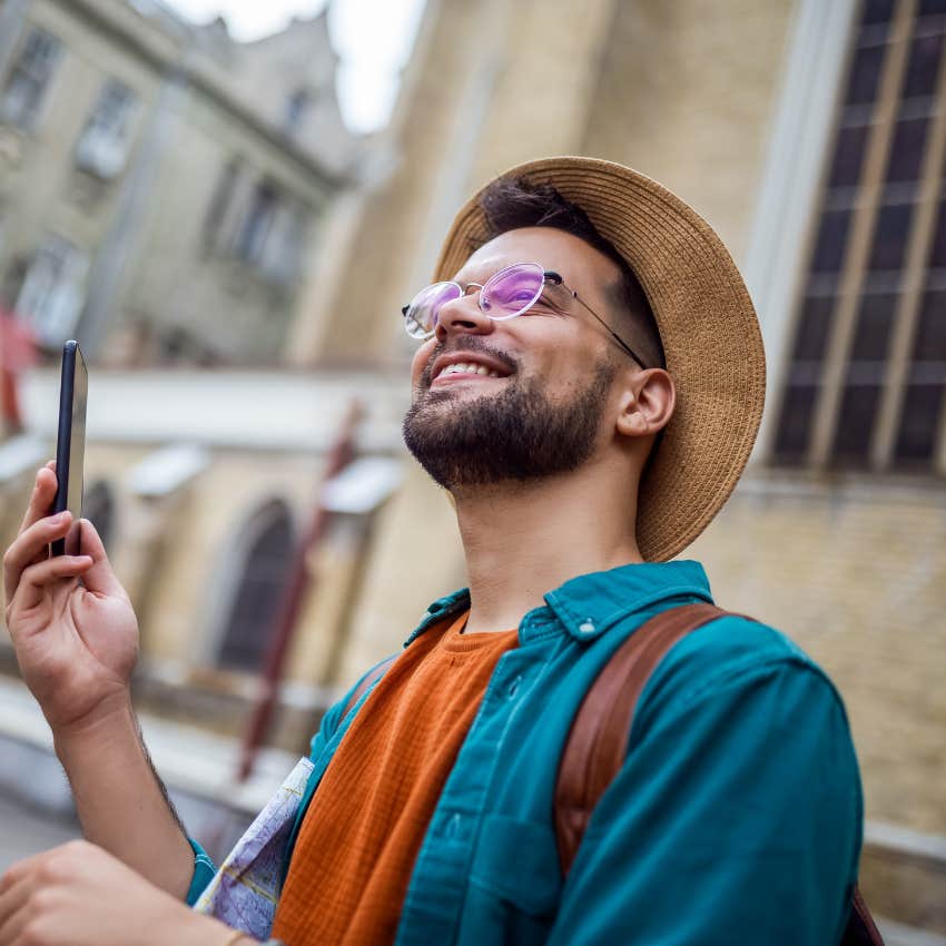 man who is completely rewriting his life by moving to country where he doesn't know the language