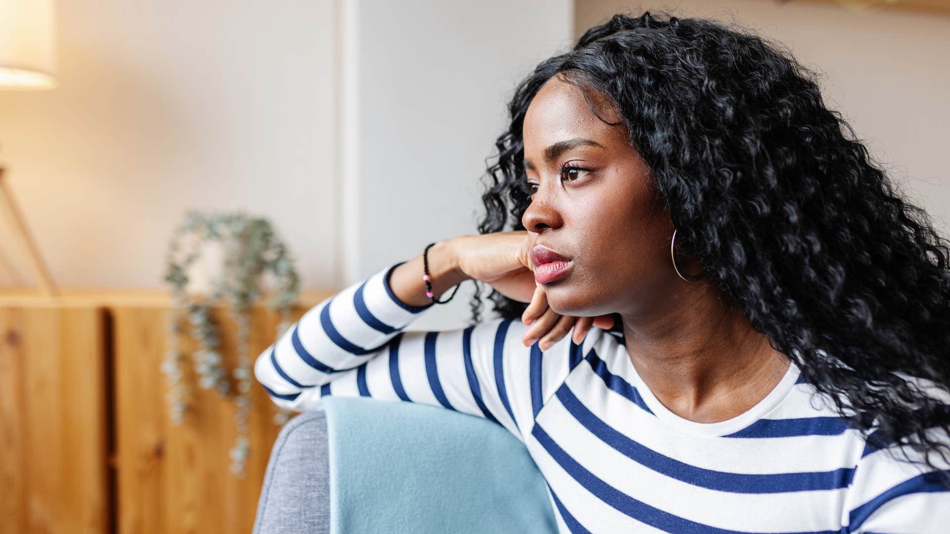 sad woman unsure of how she truly feels