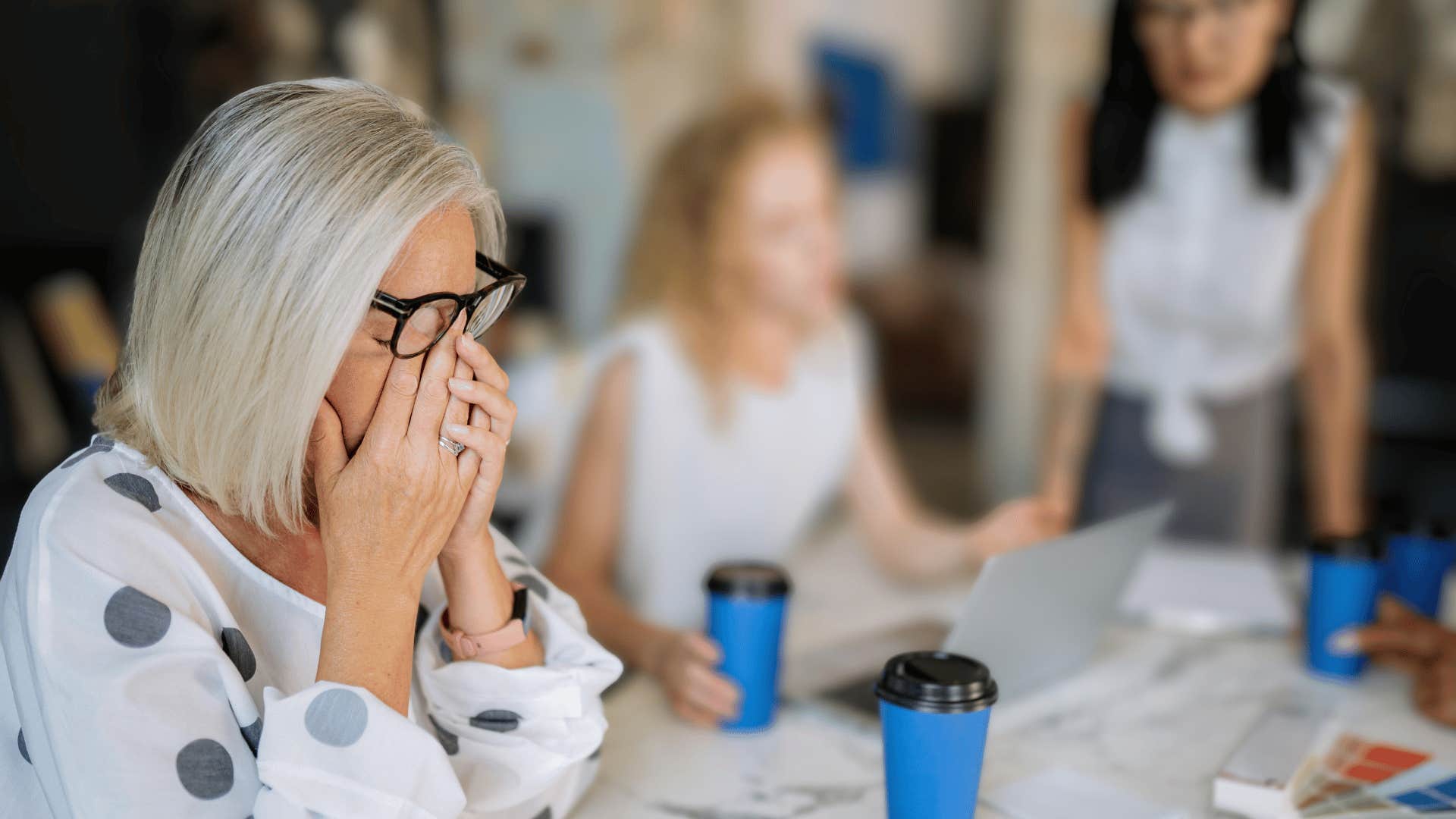 woman believing she's not as good as others around her