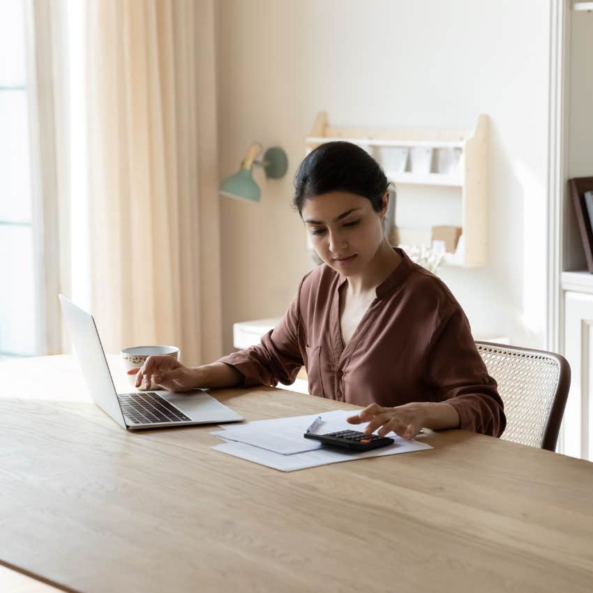 Woman prioritizing her own finances despite being married