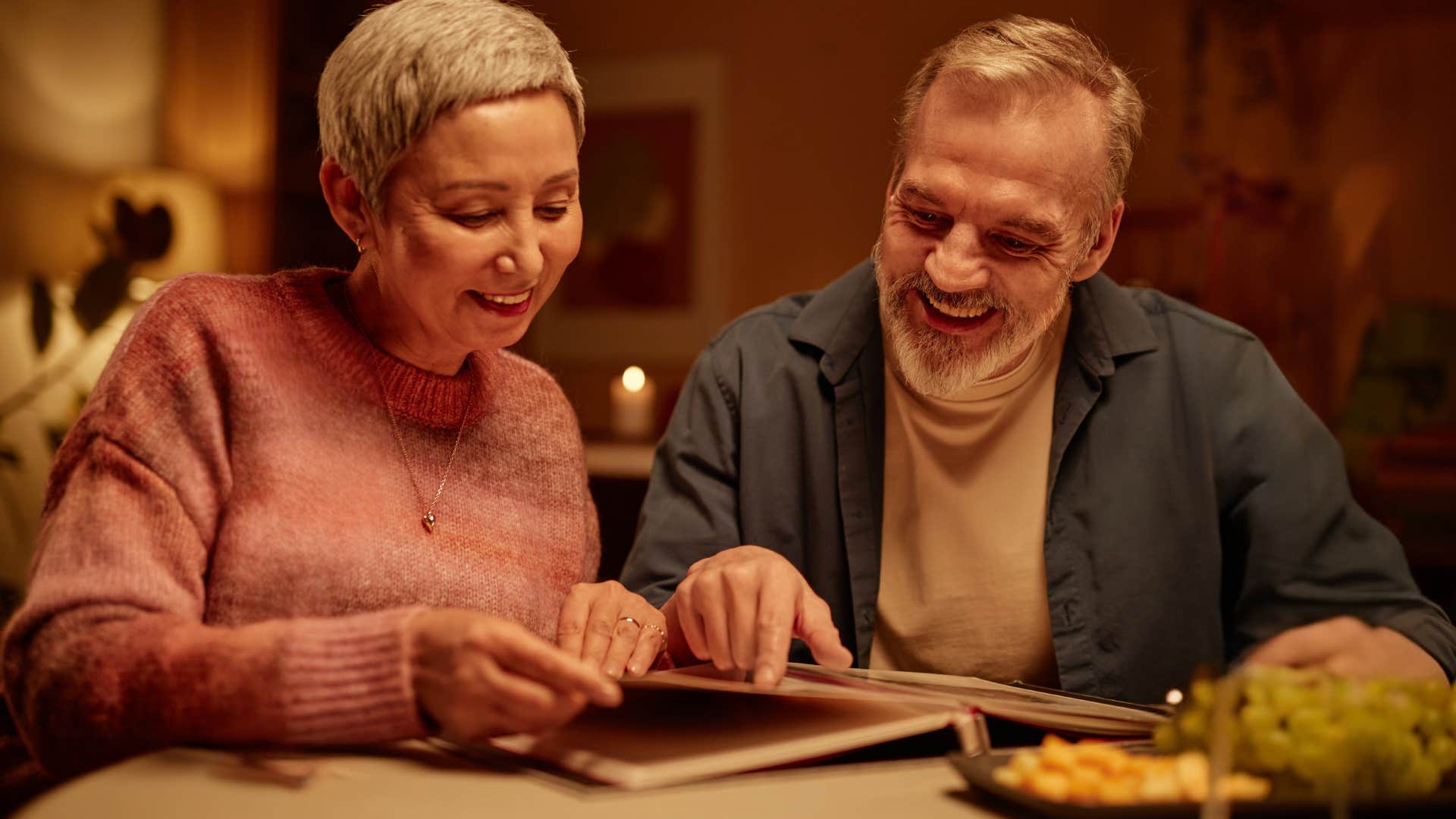 older couple on a weekly date night together