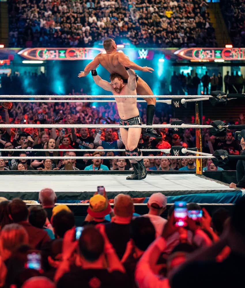 Wrestling match showcasing the smartest fan base in all sports