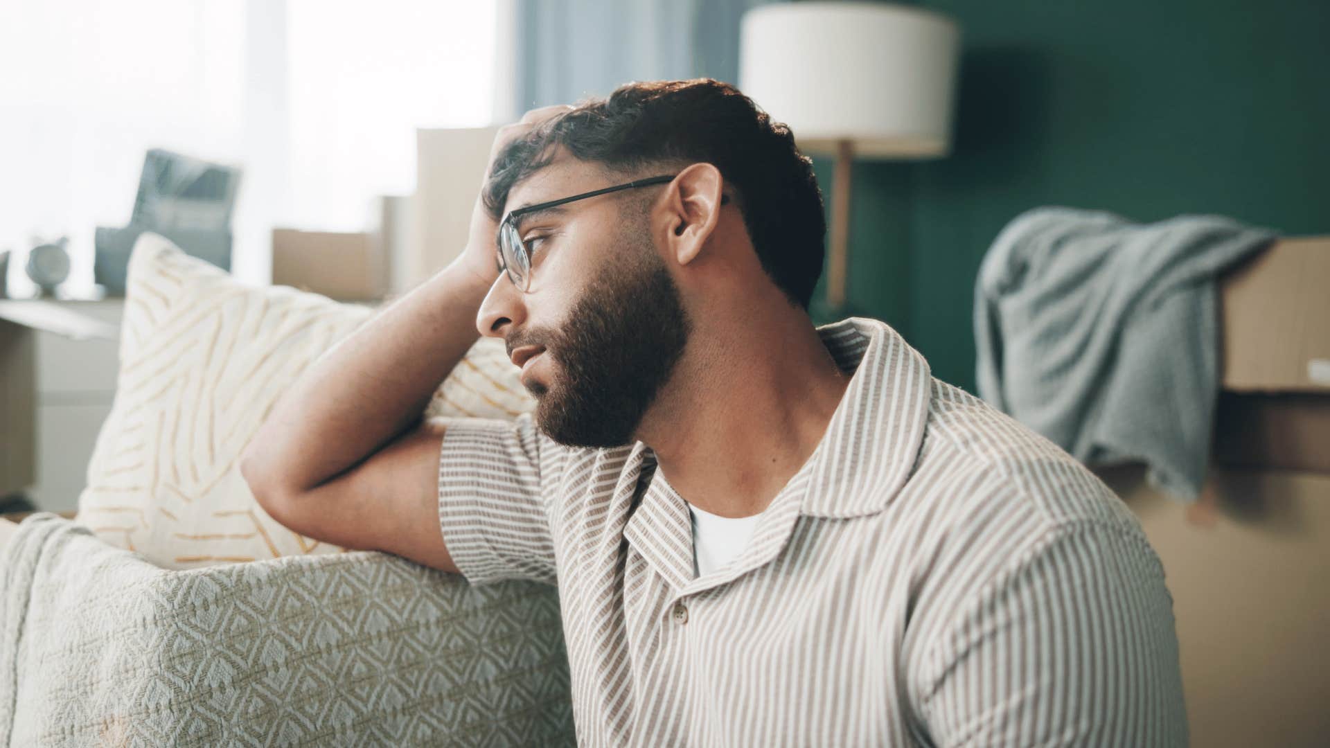 you can spot a man who was raised by a bad dad by these pretty obvious behaviors he finds ways to numb himself