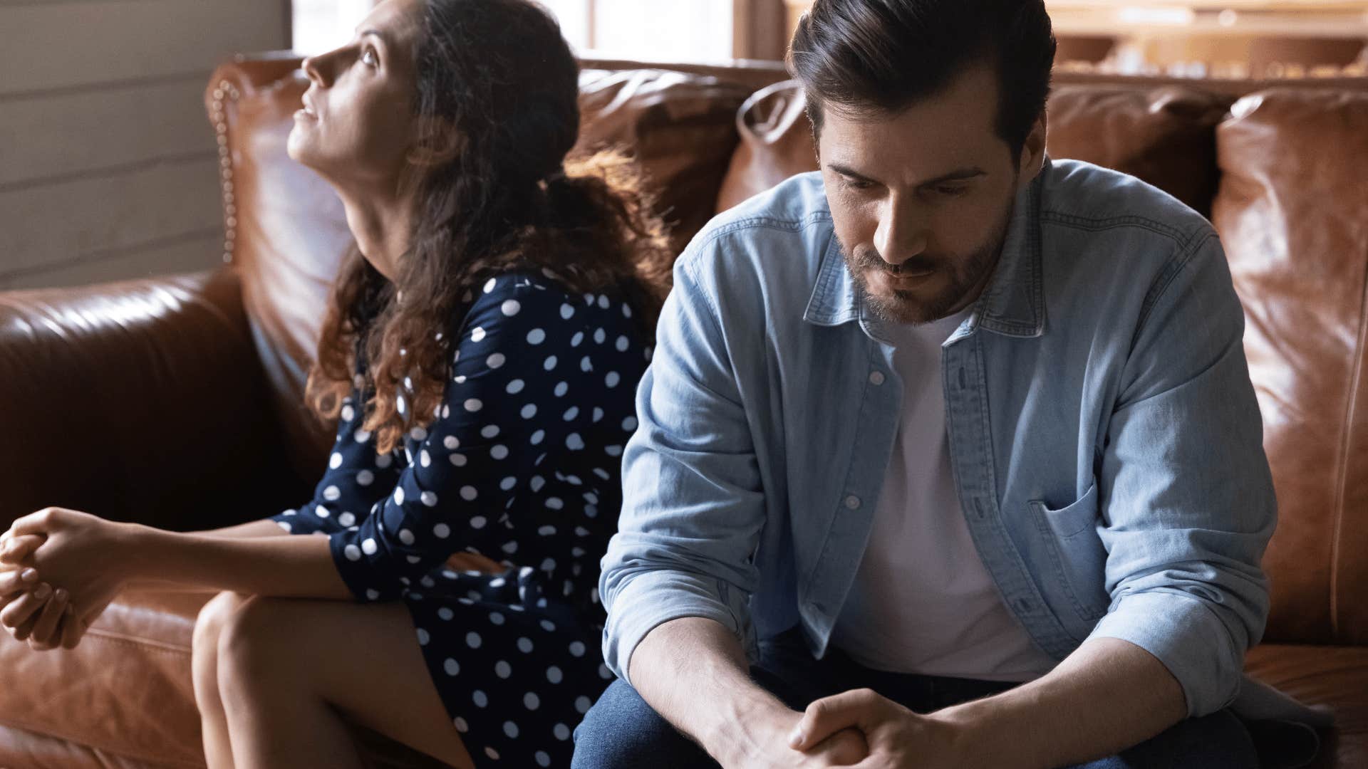 couple feeling indifferent towards each other