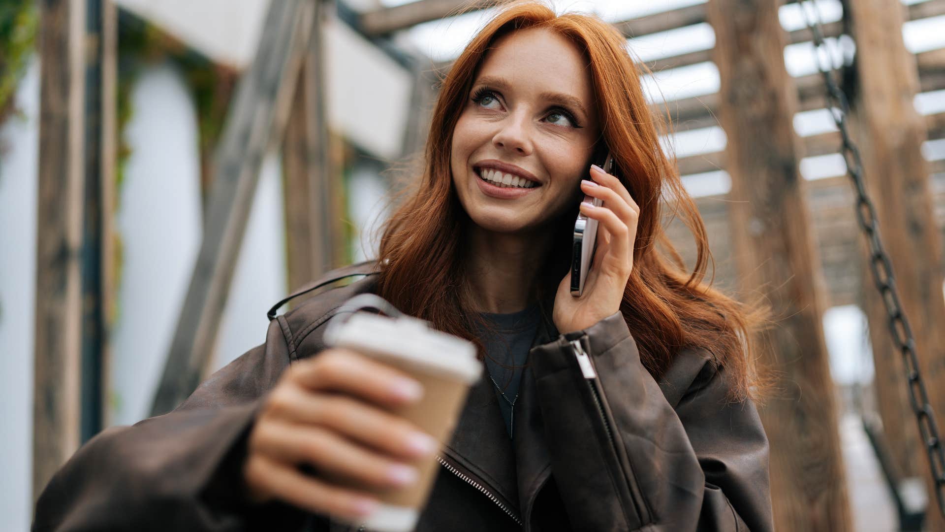 woman on the phone saying that something isn't a big deal