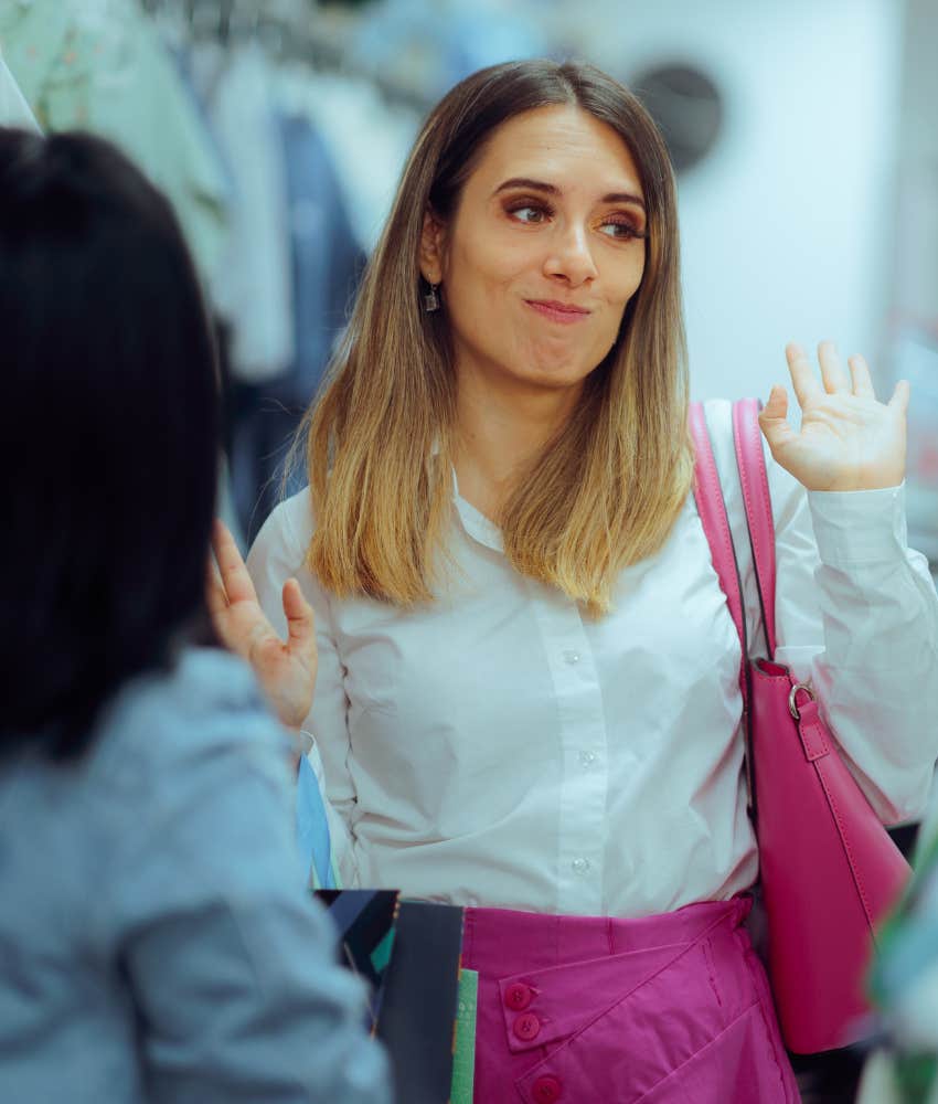 Annoyed woman is sure she is happy being single