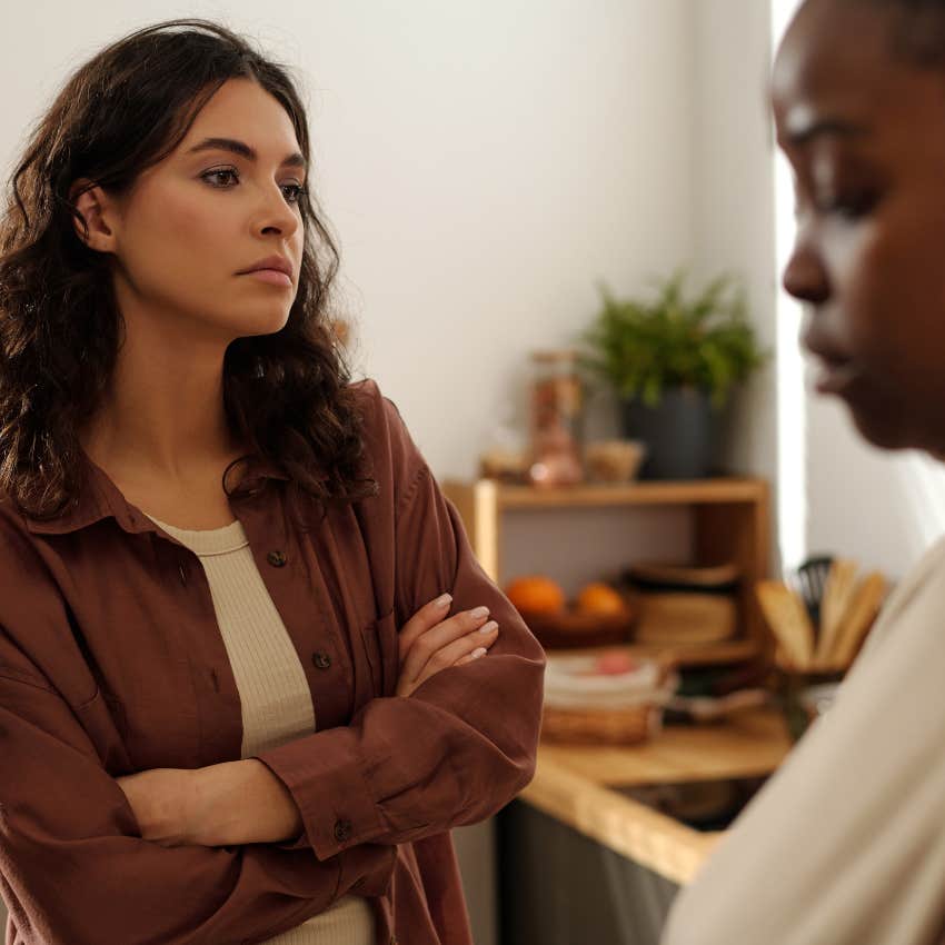 woman getting irrationally angry about a change in plans