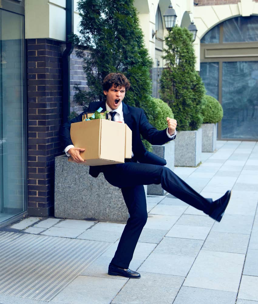 gen z man quitting job career advancement