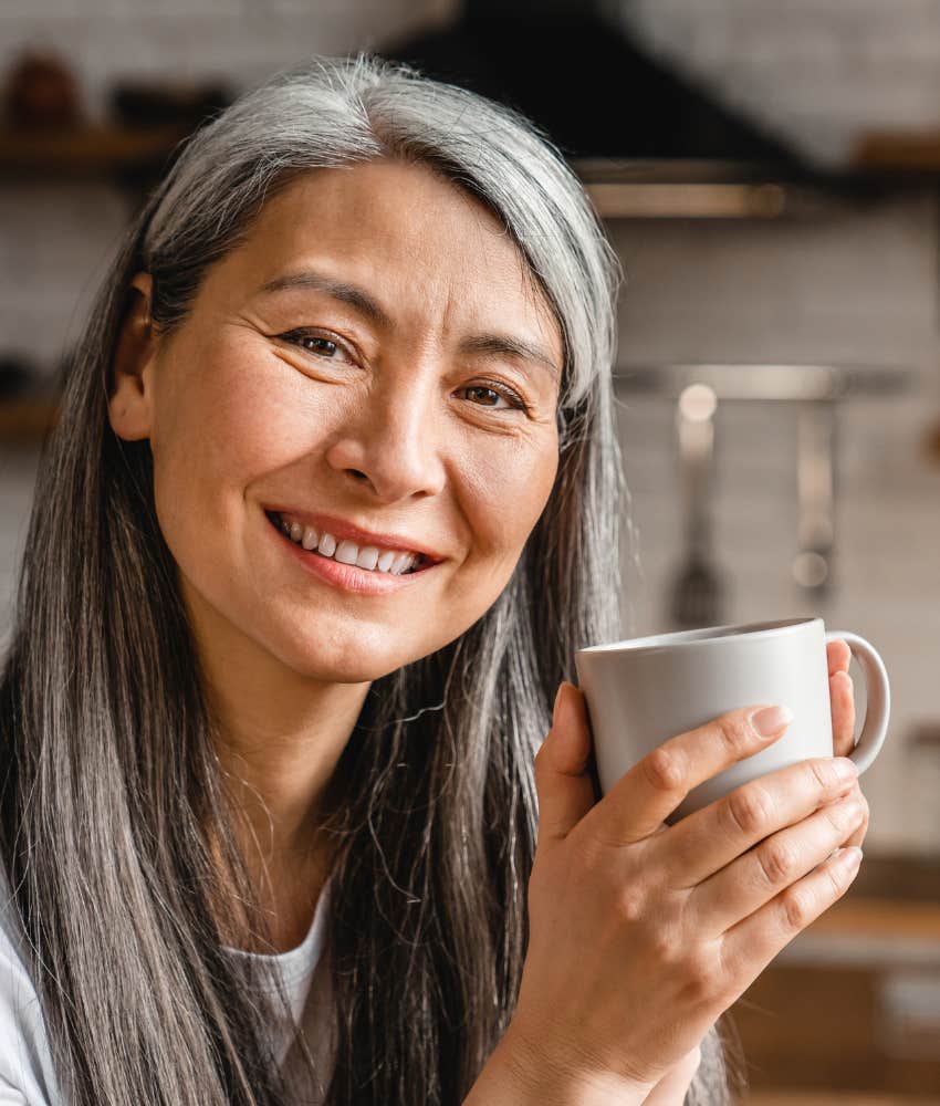 Pleasant person with authentic smle showing undeniable charm