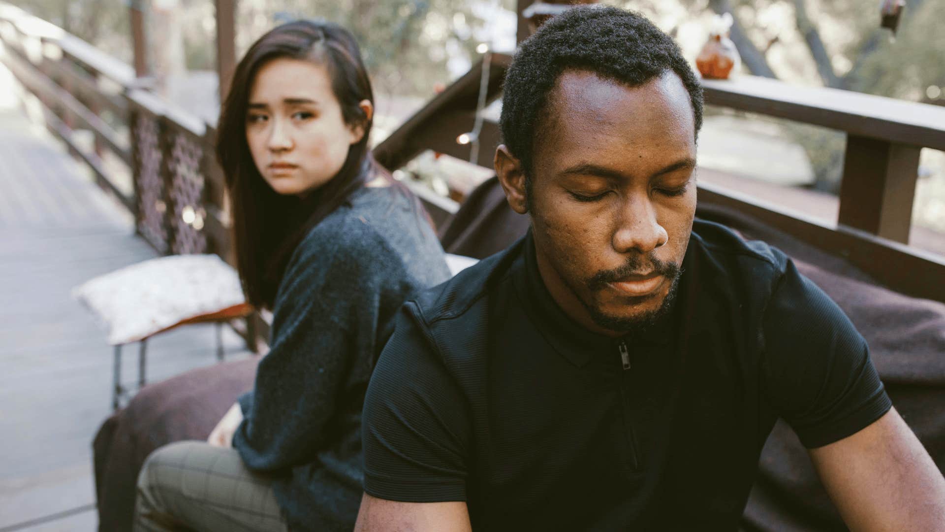 cheating boyfriend deciding they're better than you